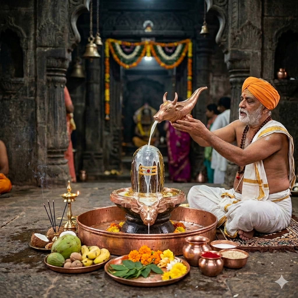 Rudrabhishek Pujan offline